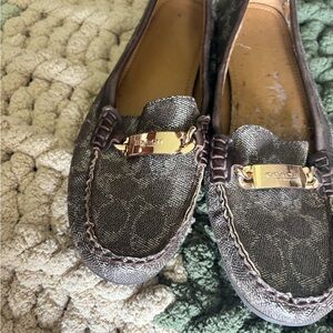 Coach Black and Gray Loafers